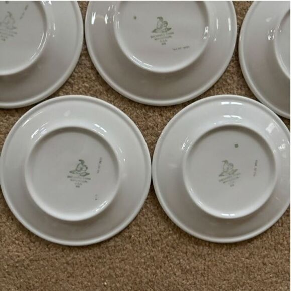 8 Shenango China Floral Pattern 5 1/2” Small Plates - Picture 9 of 9